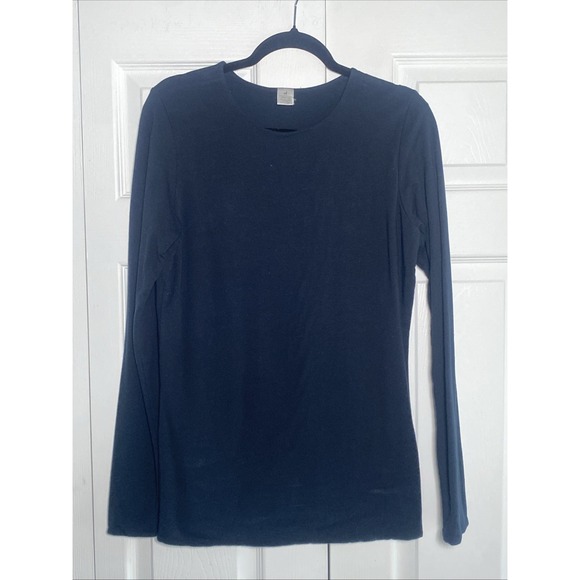 Peruvian Connection Tops - Peruvian Connection Womens Medium Black Long Sleeve Quiet Luxury